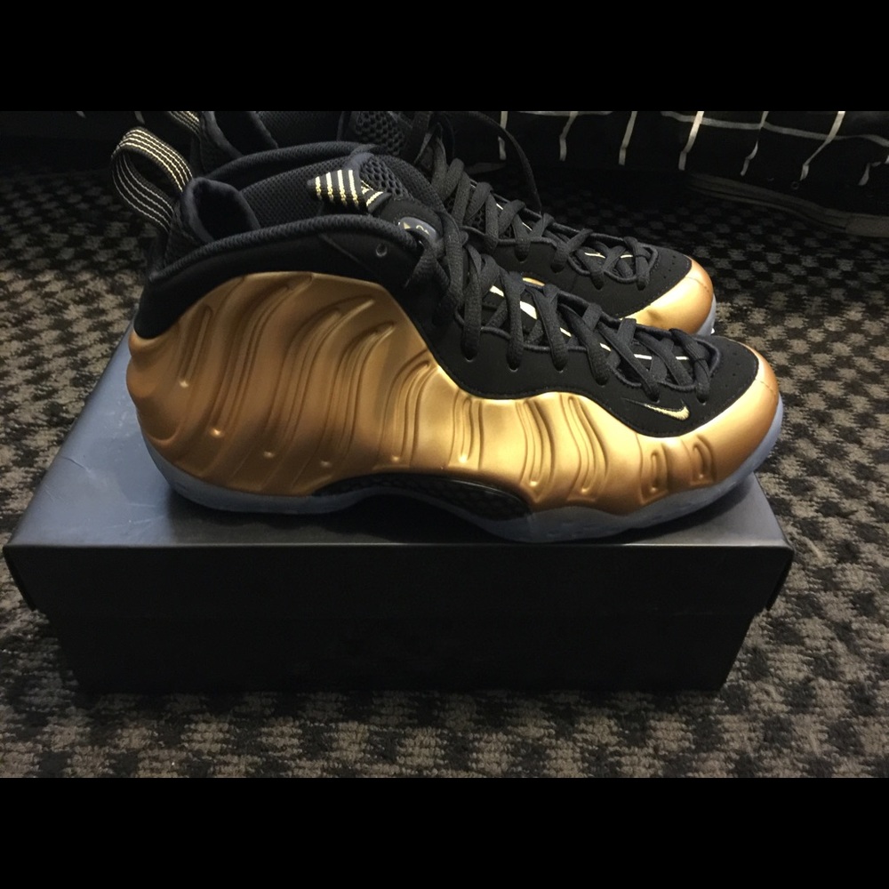 Nike Gold Foamposite DS