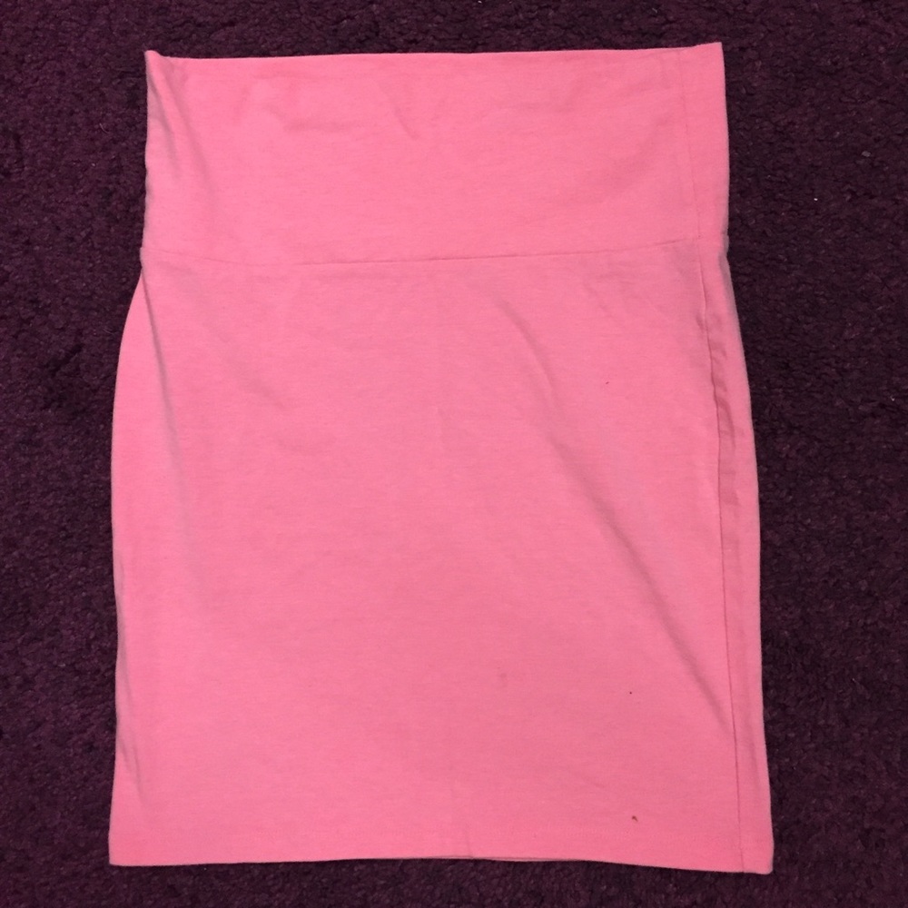 Charlotte Russe neon pink skirt