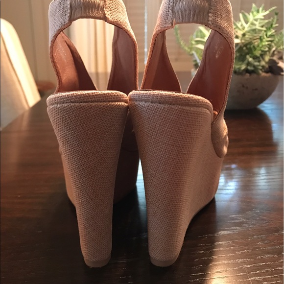 Jeffery Campbell Ibiza linen wedges. NEVER WORN! - Picture 3 of 8