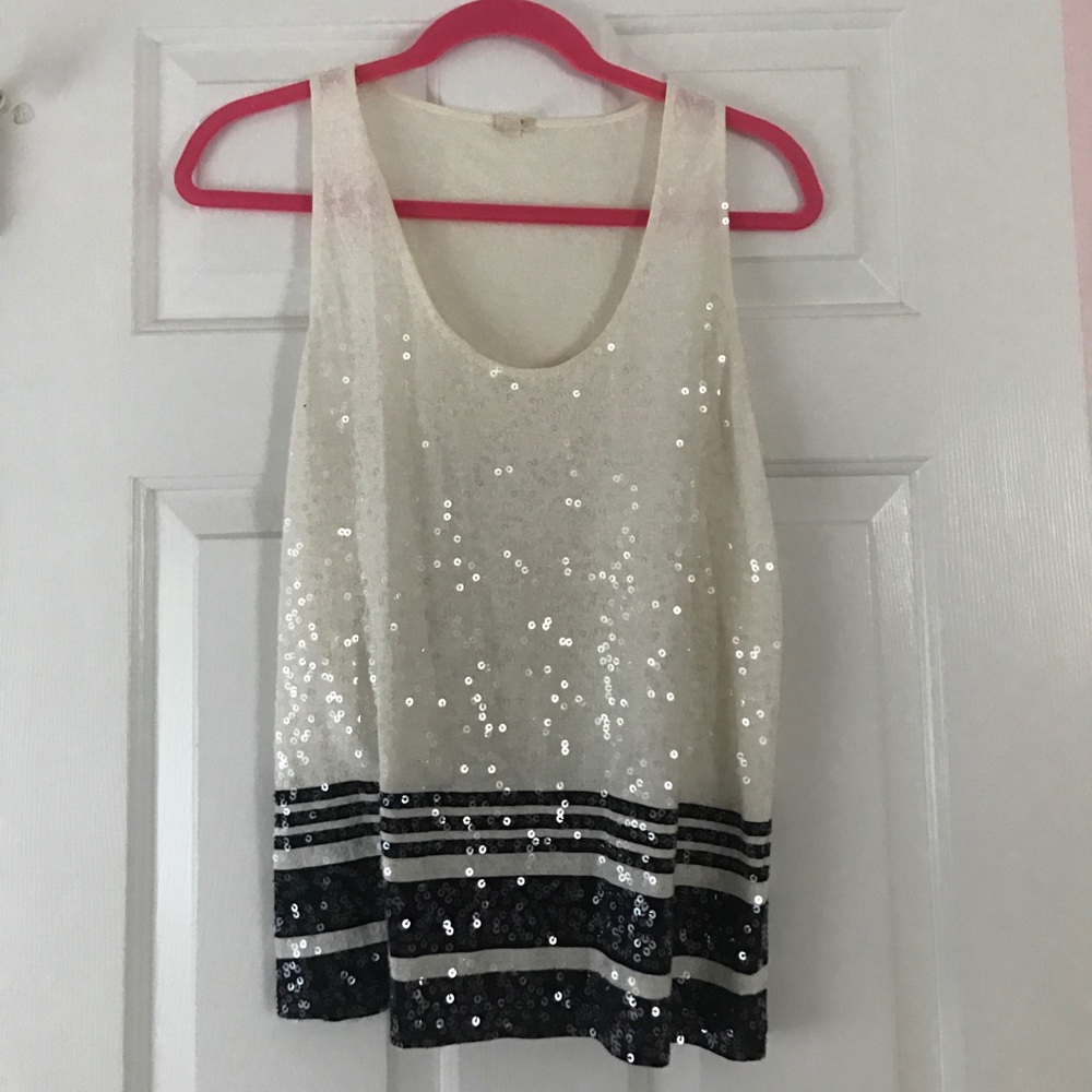 J. Crew Sequin Tank