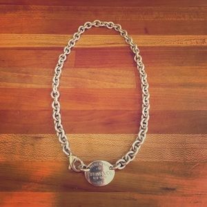 TIFFANY&CO. RETURN TO TIFFANY OVAL CHOKER NECKLACE