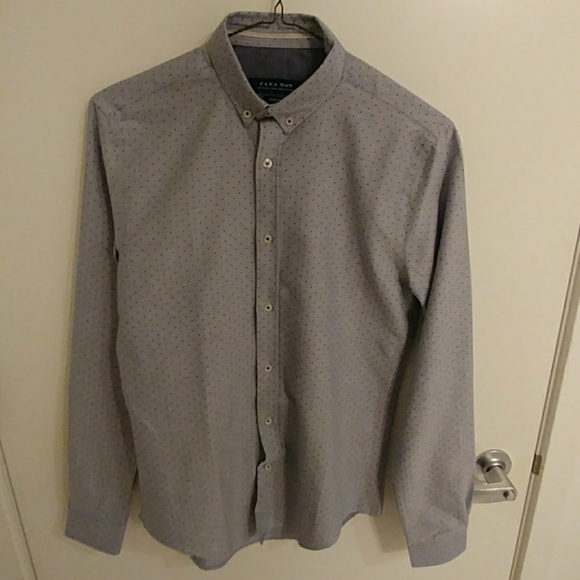 Mens slim fit Zara dress shirt - Picture 1 of 3