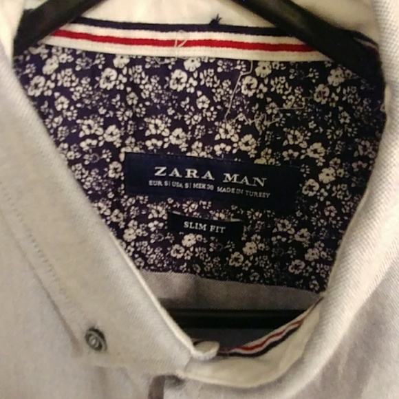 Mens Zara Slim fit dress shirt - Picture 2 of 3