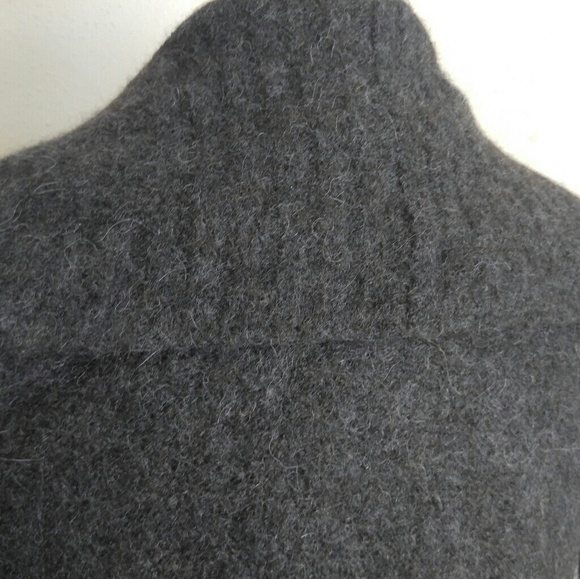 Vince gray 80% baby alpaca open front sweater Sz S - Picture 2 of 4
