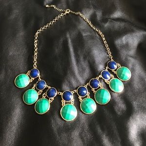 Blue and green necklace