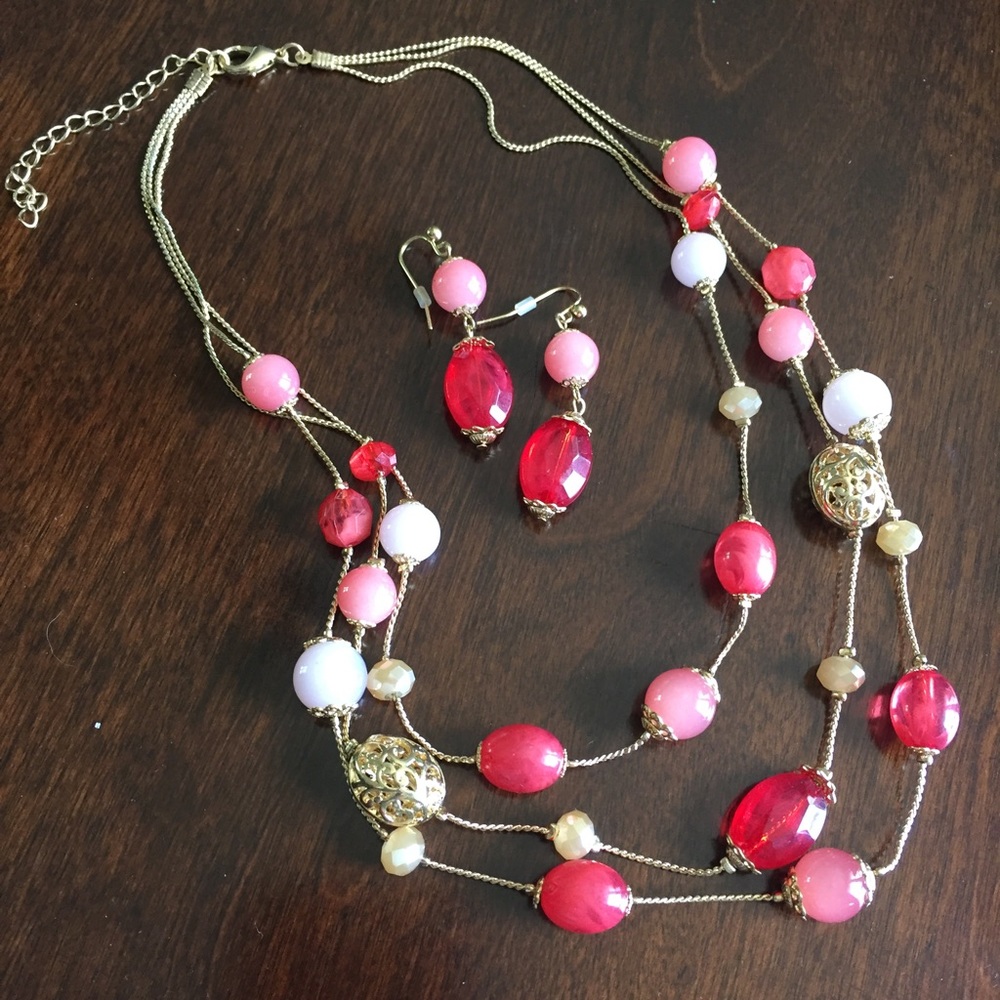PRICE DROP!!! Necklace & earrings