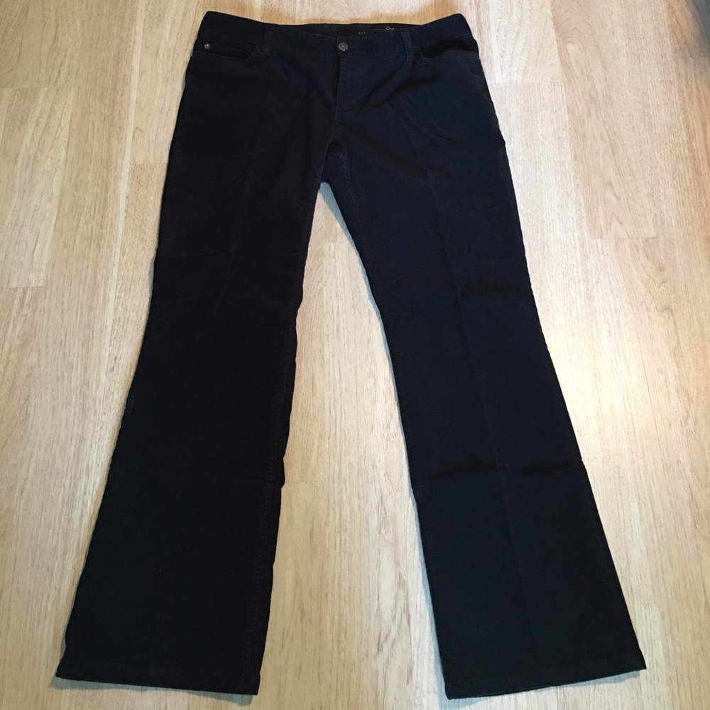 Black corduroy Eddie Bauer jeans