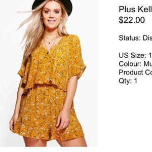 Boohoo romper playsuit