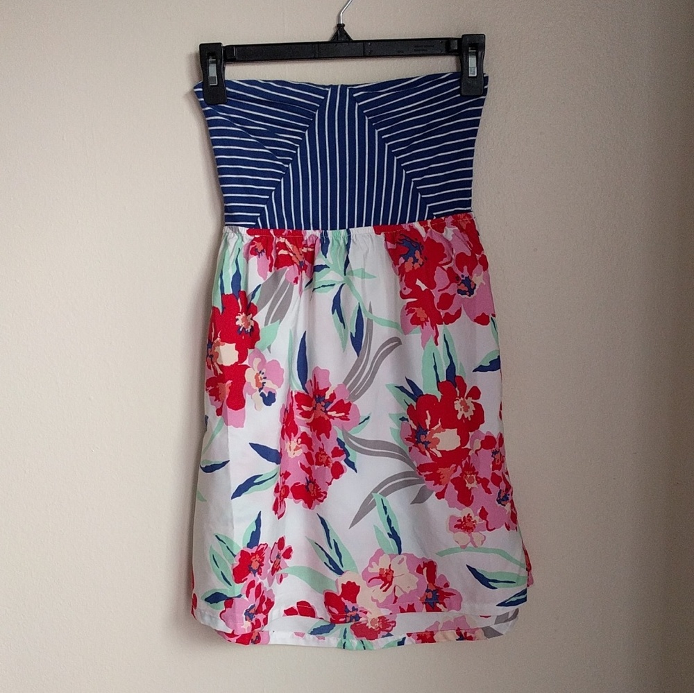 Roxy Floral and Striped Dress