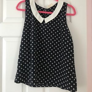 One Clothing Sailboat Collared Tank