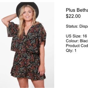 Boohoo romper / play suit
