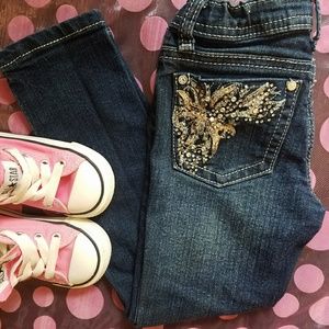 Girls Jeweled Jeans