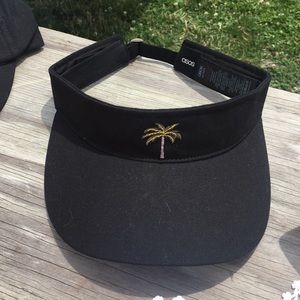 ASOS Black Visor w/ Palm Tree 🌴