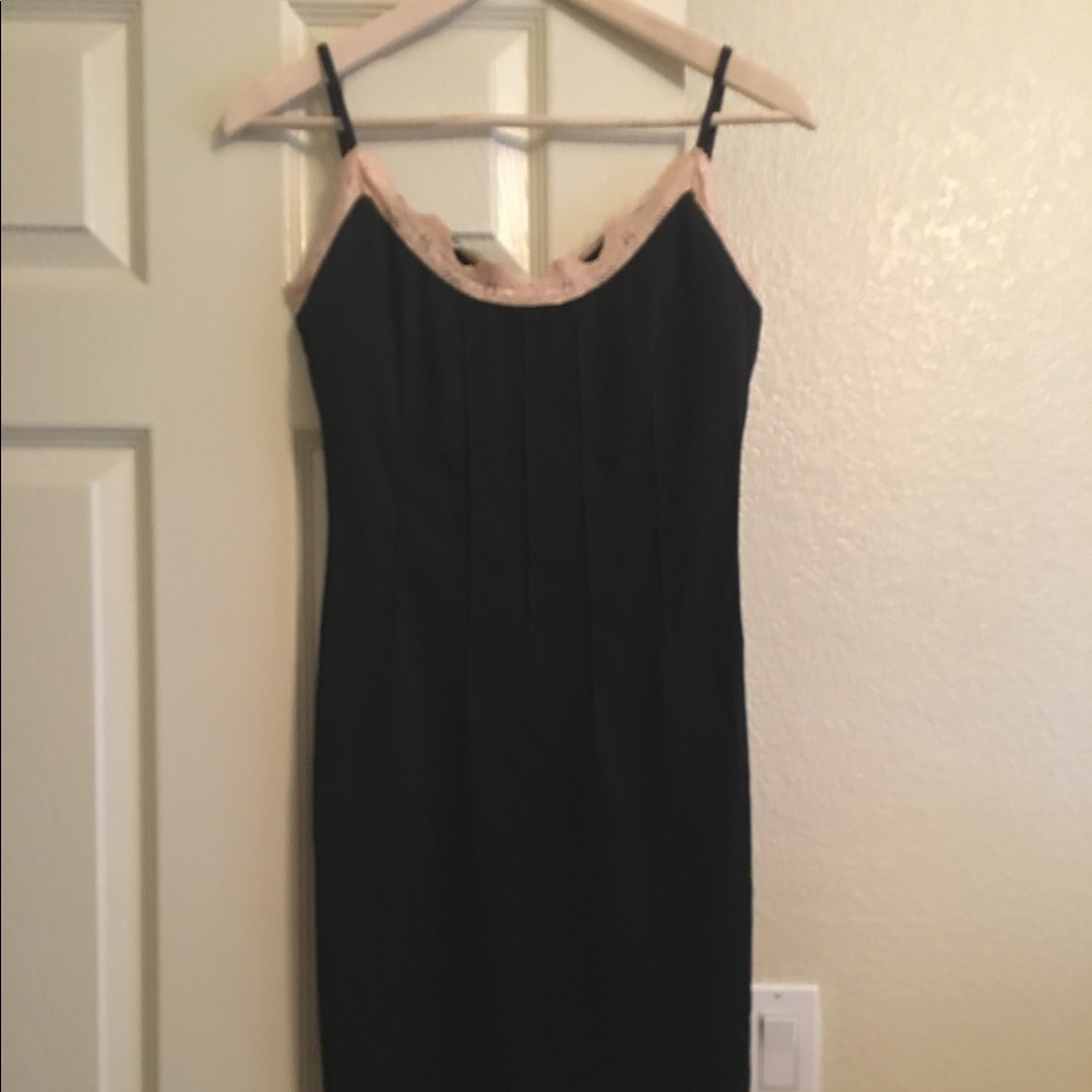 Black and ivory club dress
