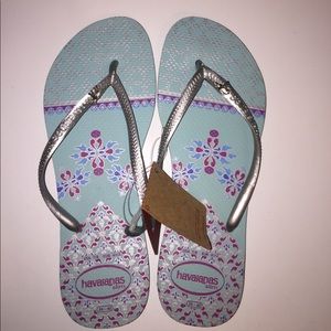 NWT Havaianas Slim Flip Flops Size 39-40