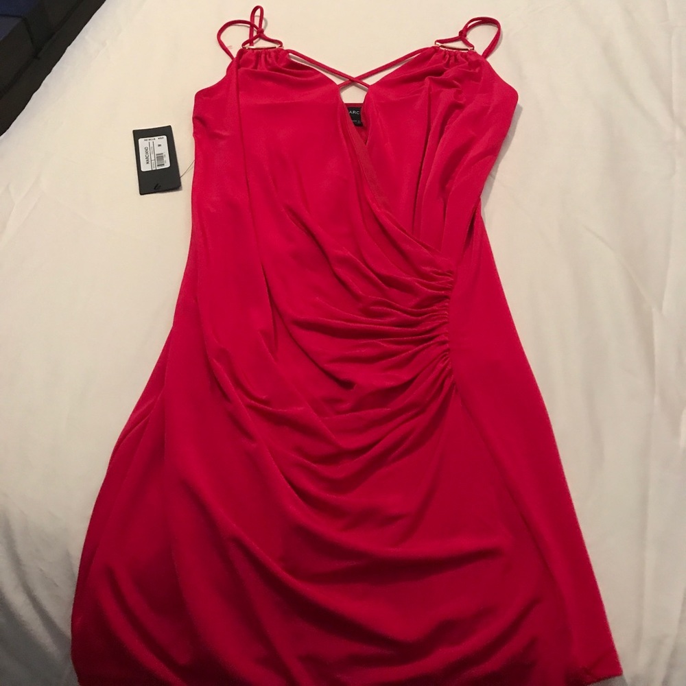 Stretch Rose colored Marciano dress new with tags
