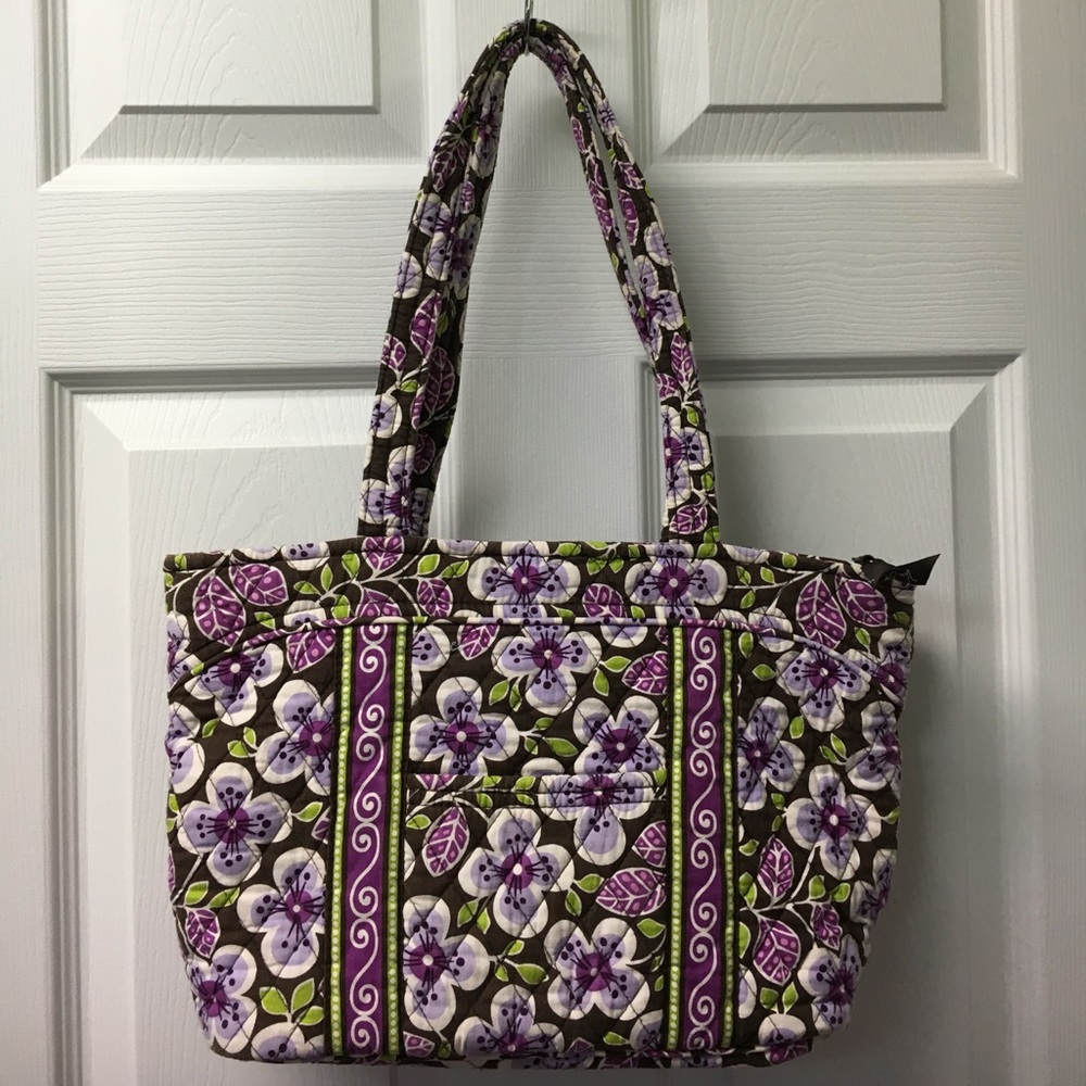 Vera Bradley Purse in Plum Petals