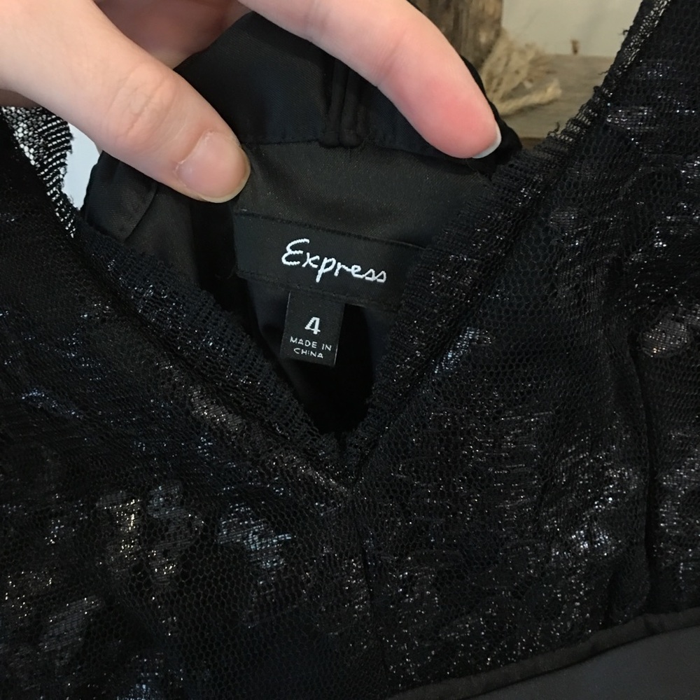 Black Cocktail Dress - Picture 2 of 4