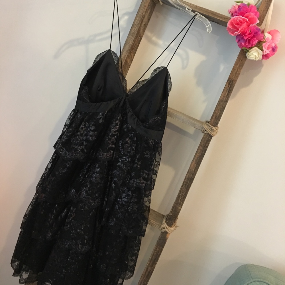 Black Cocktail Dress - Picture 3 of 4