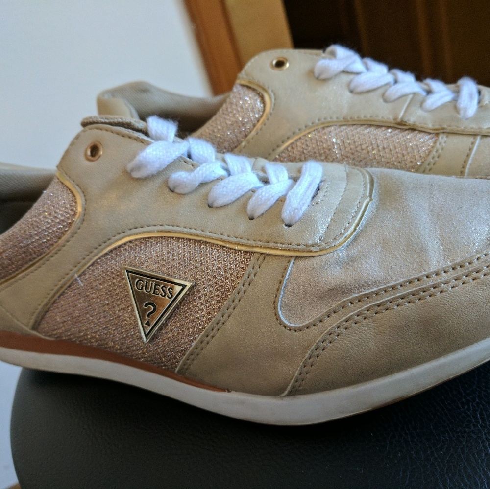 Guess Gold Shoes