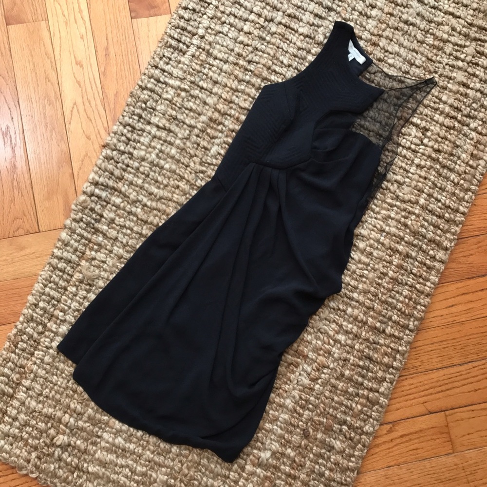 BCBG Runway draped cocktail dress