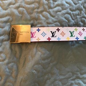 Louis Vuitton  multicolored belt. Size 32