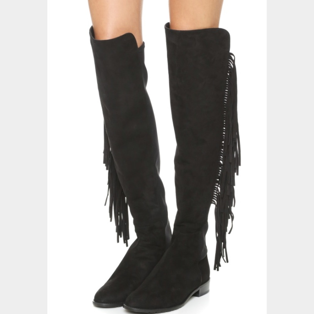 Stuart weitzman 50/50 Mane fringe boot
