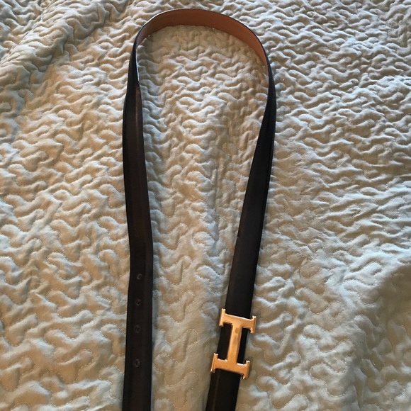 Fransesco Verdiani Black Leather Belt Gold Buckle main image 4