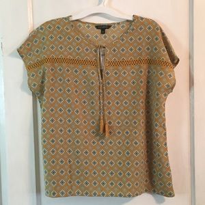 NWT Banana Republic Muster Yellow Shirt