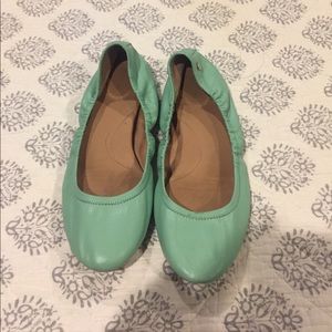 CALVIN KLEIN Mint Green Flats