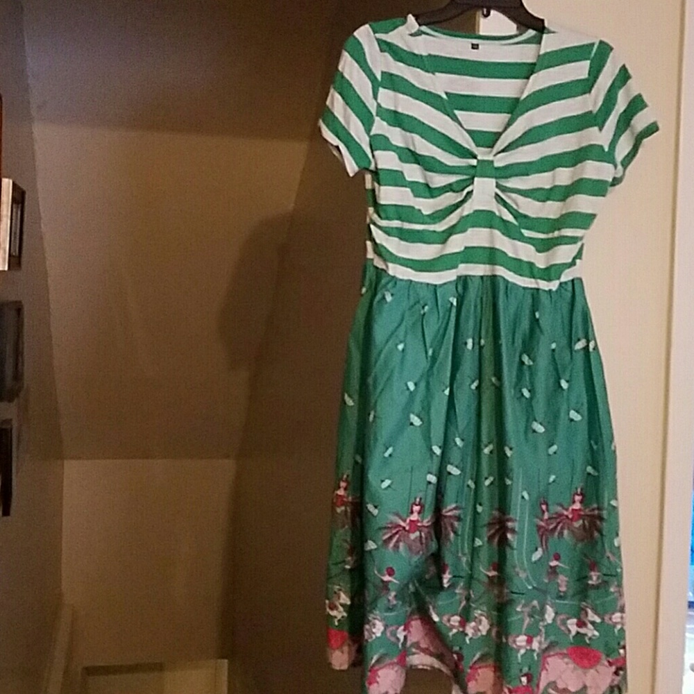 Summer dress. Cute pattern