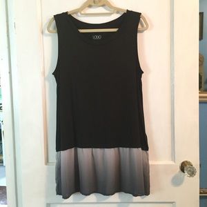 Logo Tunic Shirt With Ombré Purple Detail