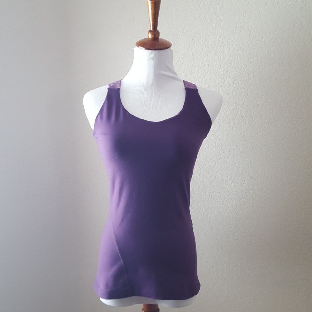 California Livin Purple Atheltic Top
