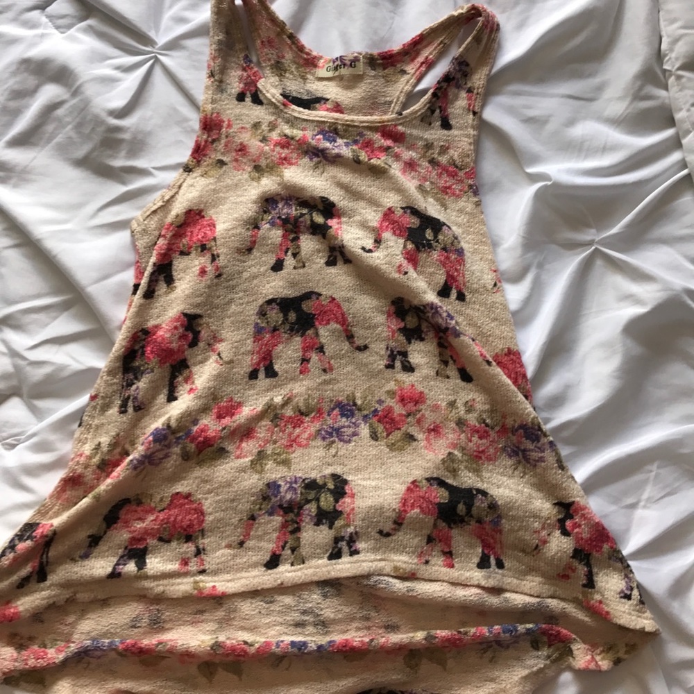 High low elephant tank