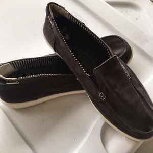 Croc loafers