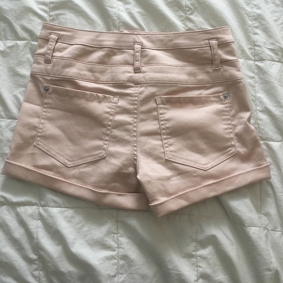 Pink High-Waisted Shorts - Picture 2 of 4