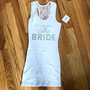 David's Bridal Diamond Studded Top
