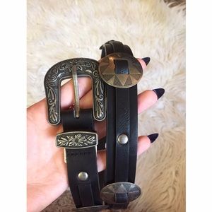 Studded western styled belt
