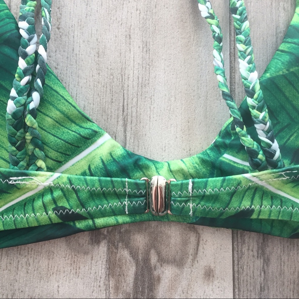 Banana Leaf Palm Print Bikini - Picture 3 of 5
