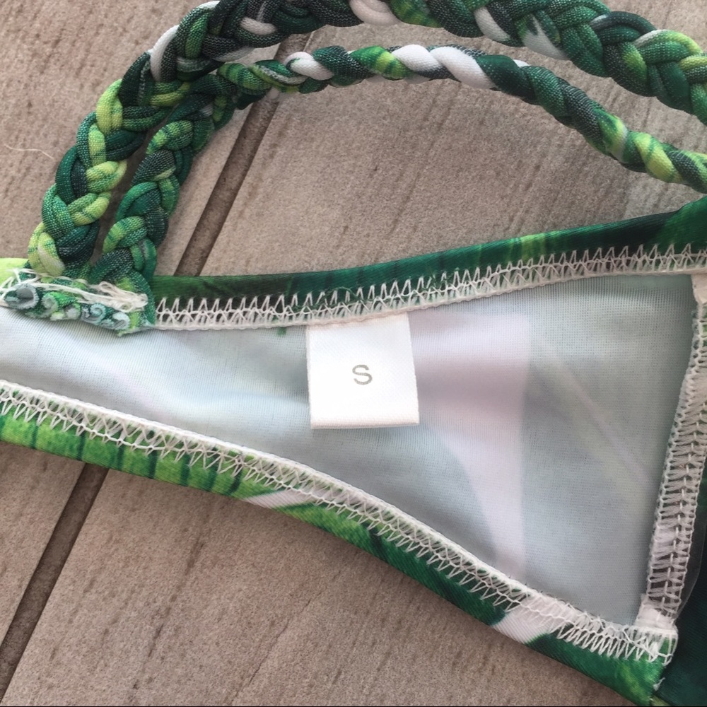 Banana Leaf Palm Print Bikini - Picture 4 of 5
