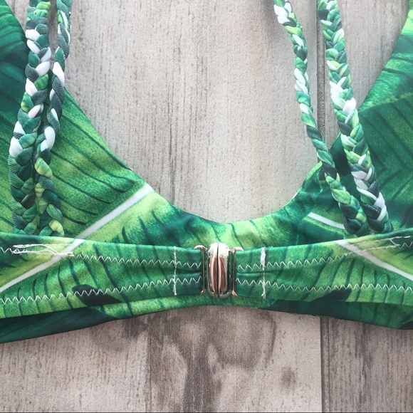 Banana Leaf Palm Print Bikini - Picture 3 of 5