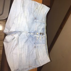 Denim shorts
