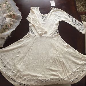 Gorgeous White Asymmetrical Dress by Free People