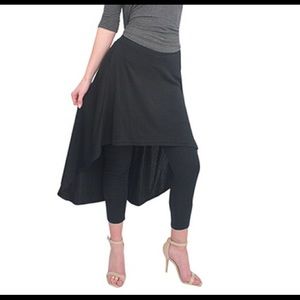 High Low Skirted Leggings