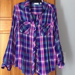 Plaid Button Up