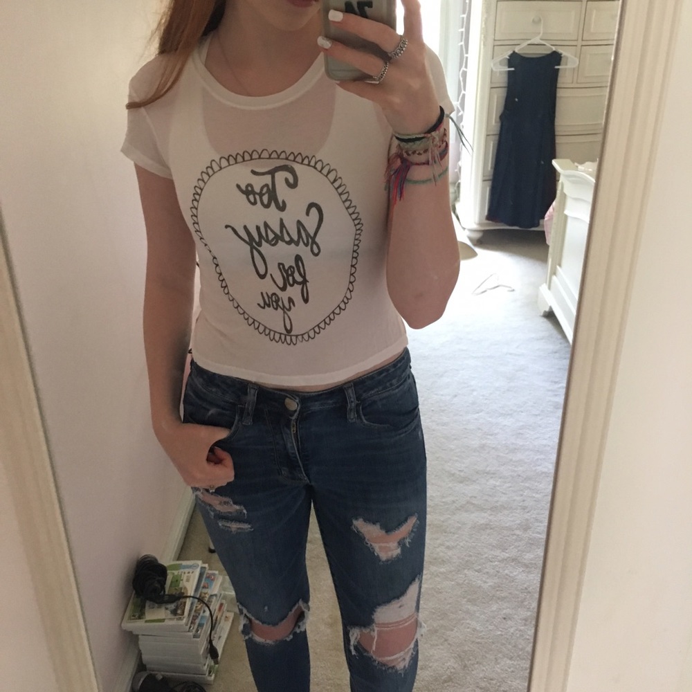 Iconic "Too Sassy For You" Crop Top