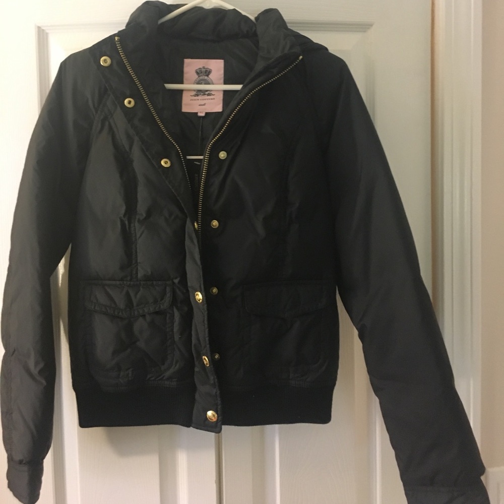 Juicy Couture hooded bomber jacket