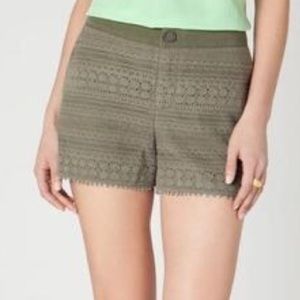 Anthropologie Crochet Shorts