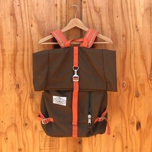 POLAR Brown and Orange backpack