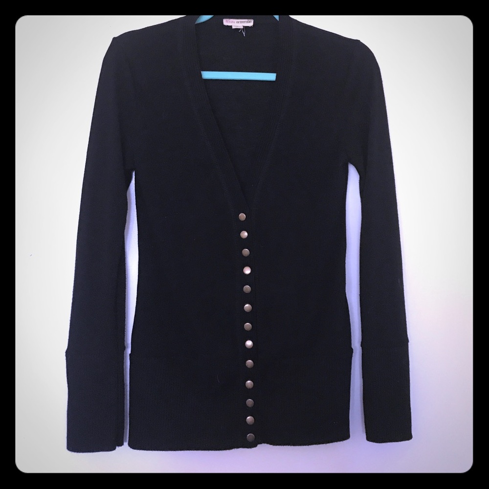 Brass button cardigan